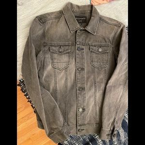 AllSaints Dark Grey Demin Jacket